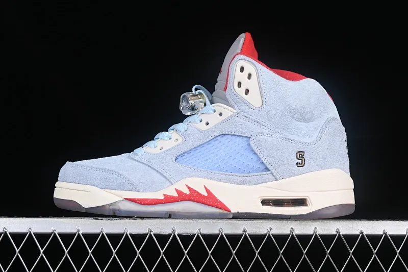 All categories Air Jordan Jordan series basketball shoes Air Jordan 5 Z version Trophy Room x Air Jordan 5 Ice Blue AJ5 Joe 5 joint ice blue CI1899-400